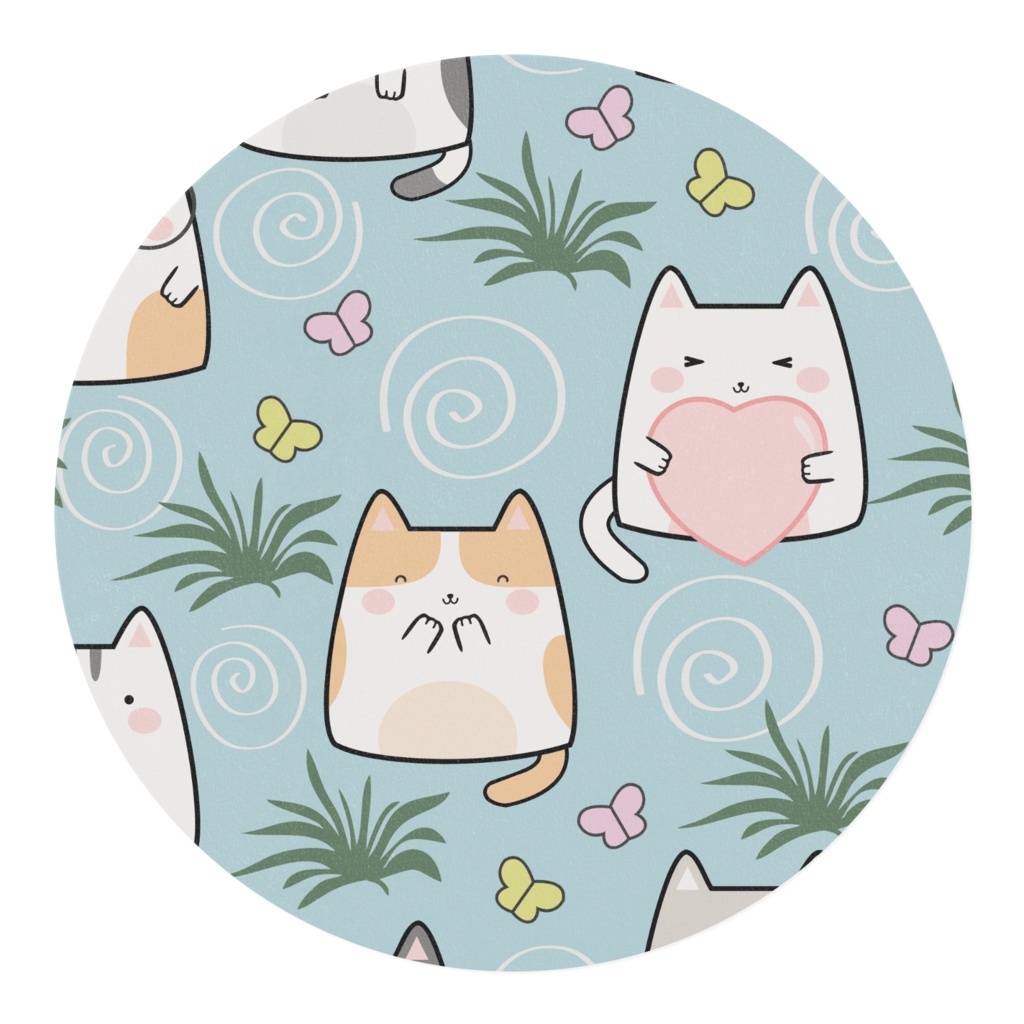 かわいい猫のマスキングテープ