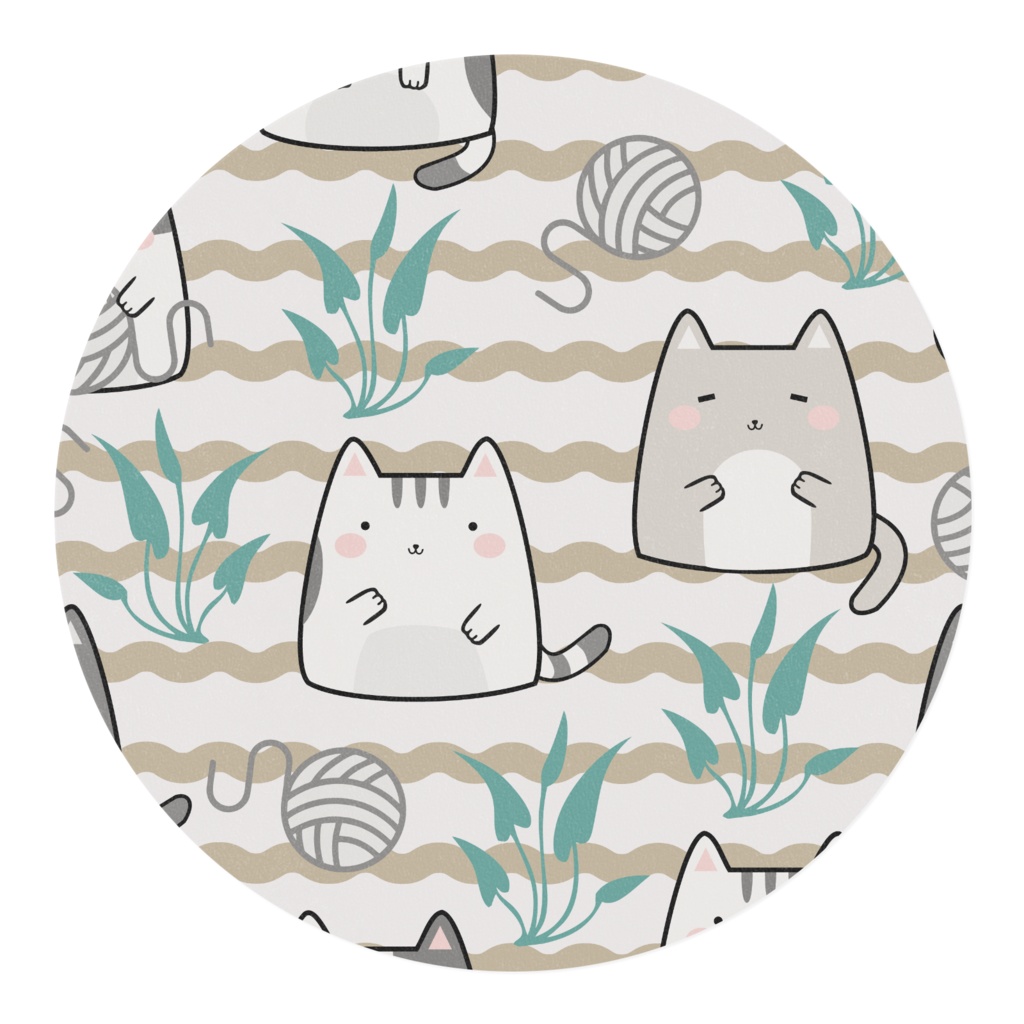 かわいい猫のマスキングテープ