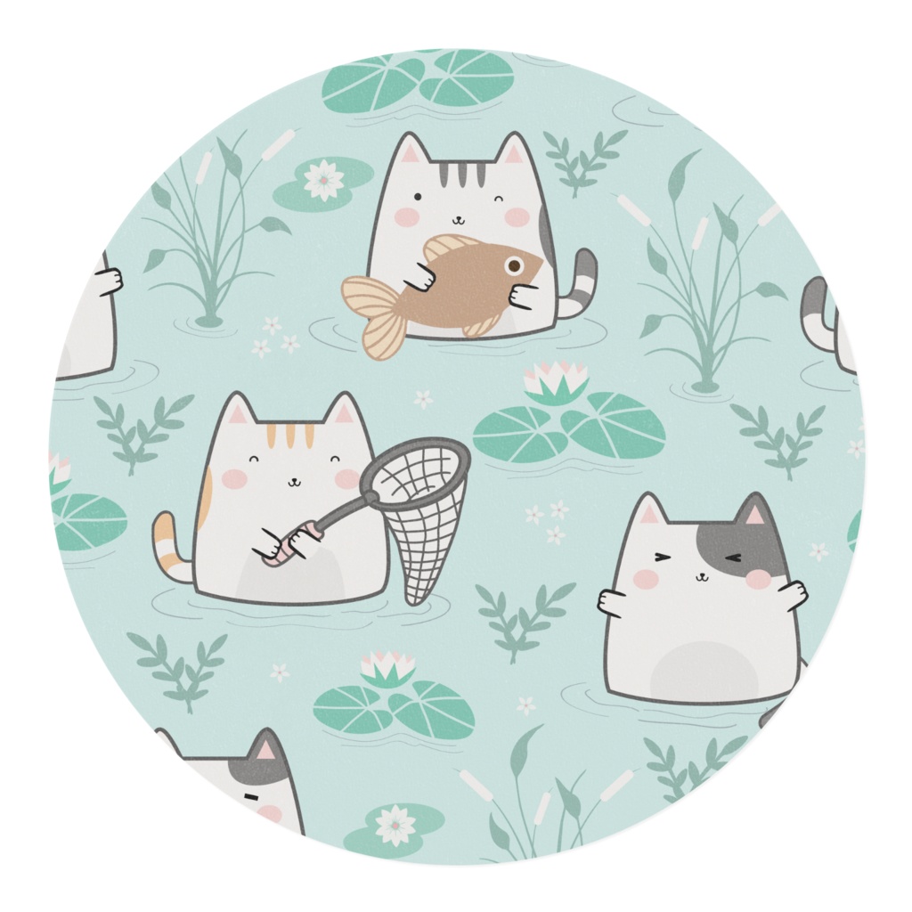 かわいい猫のマスキングテープ