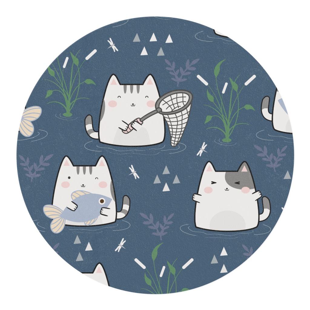 かわいい猫のマスキングテープ