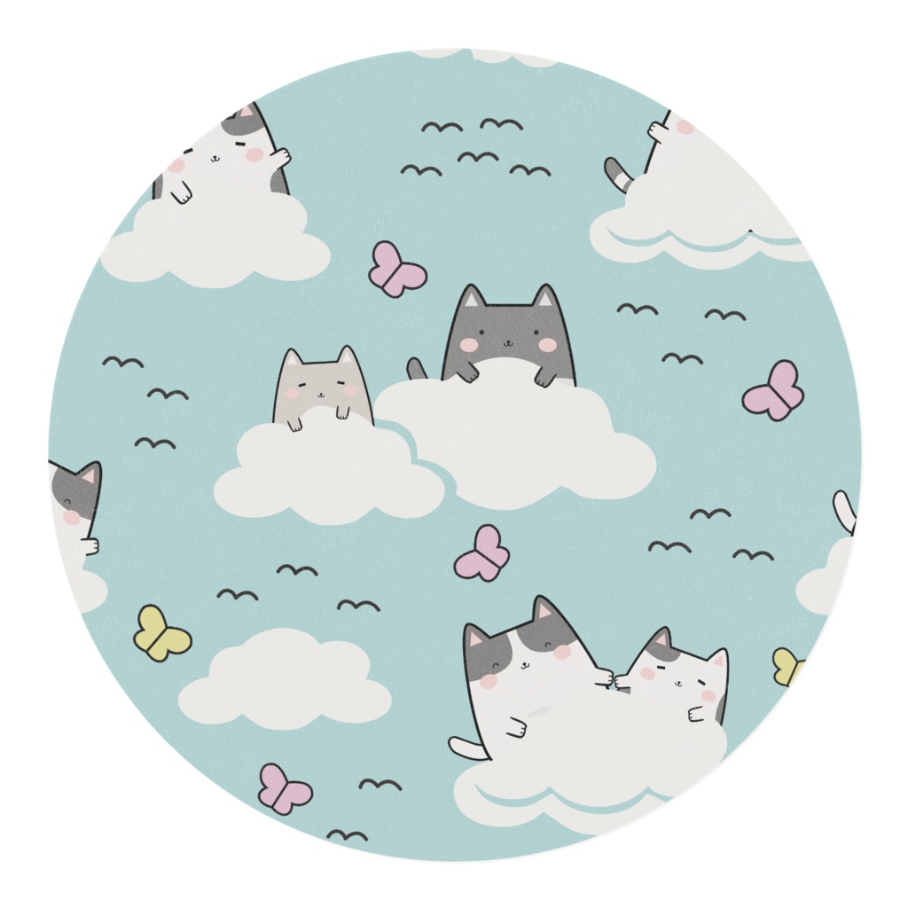 かわいい猫のマスキングテープ