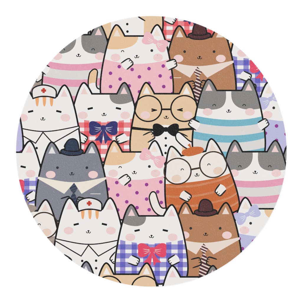 かわいい猫のマスキングテープ