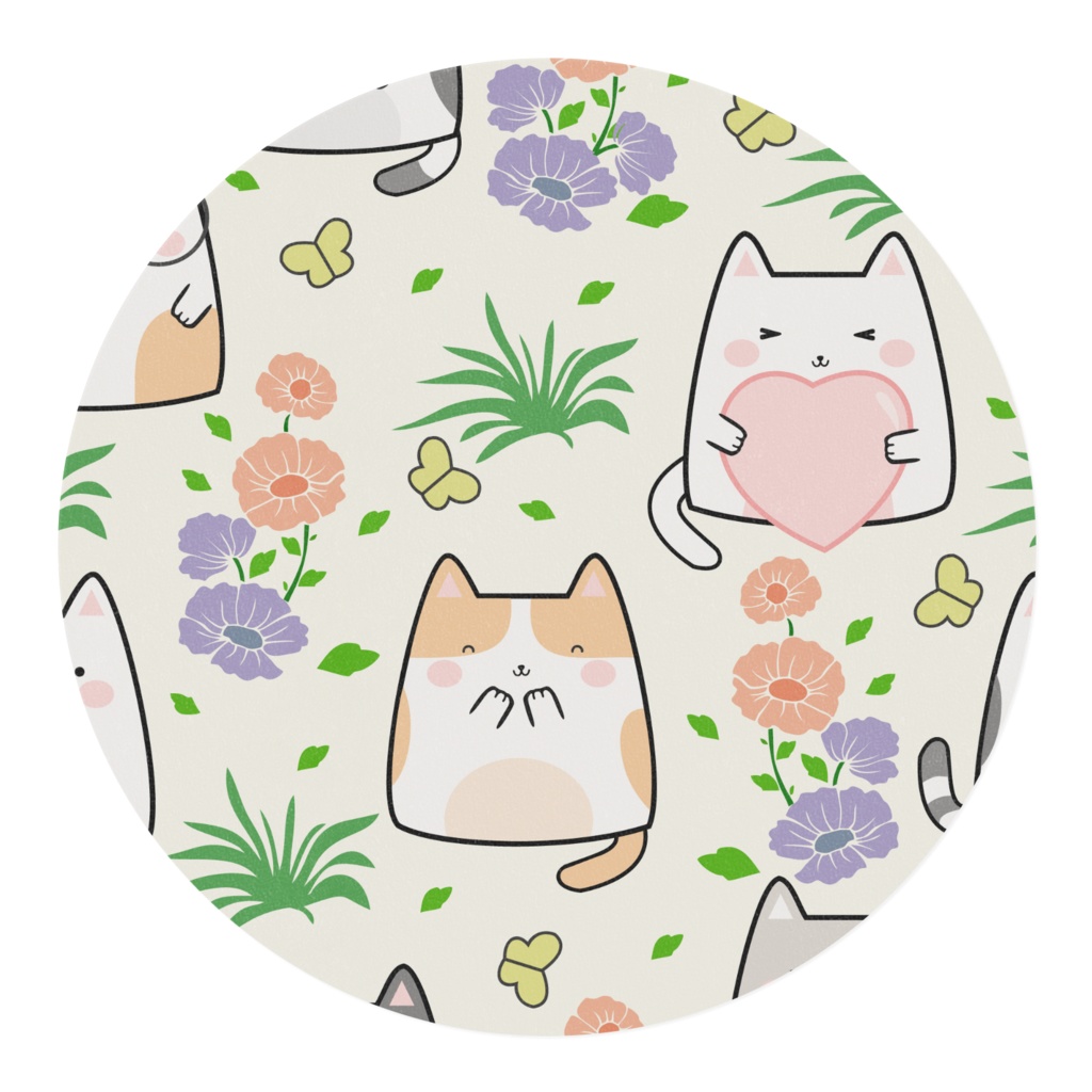 かわいい猫のマスキングテープ