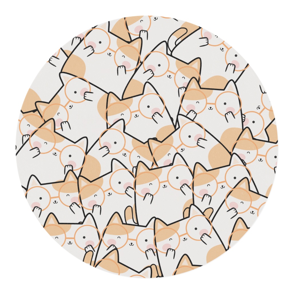 かわいい猫のマスキングテープ