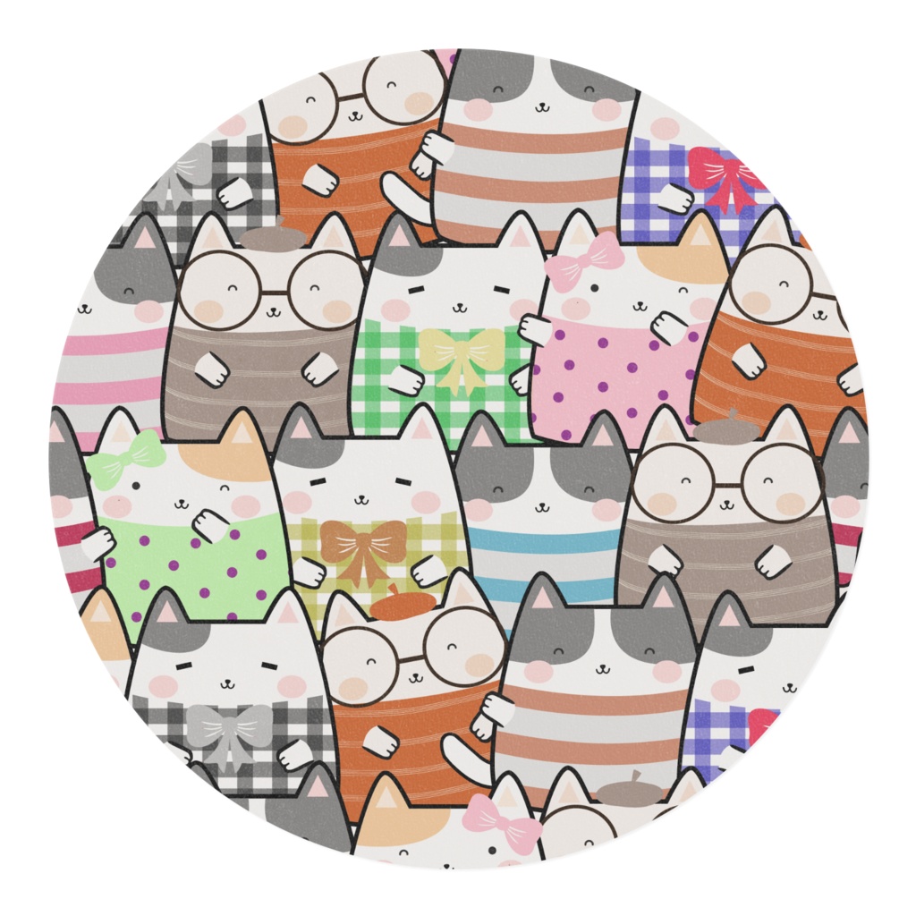 かわいい猫のマスキングテープ