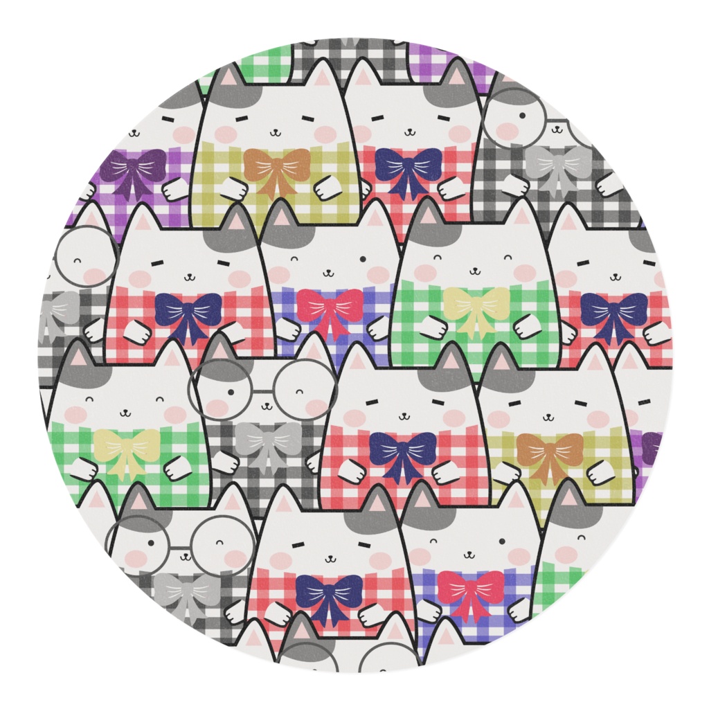 かわいい猫のマスキングテープ