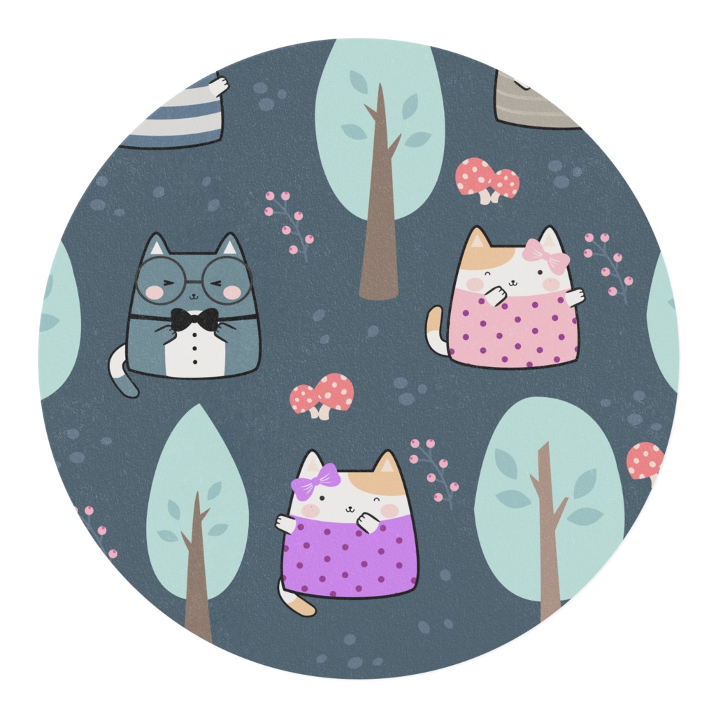 かわいい猫のマスキングテープ