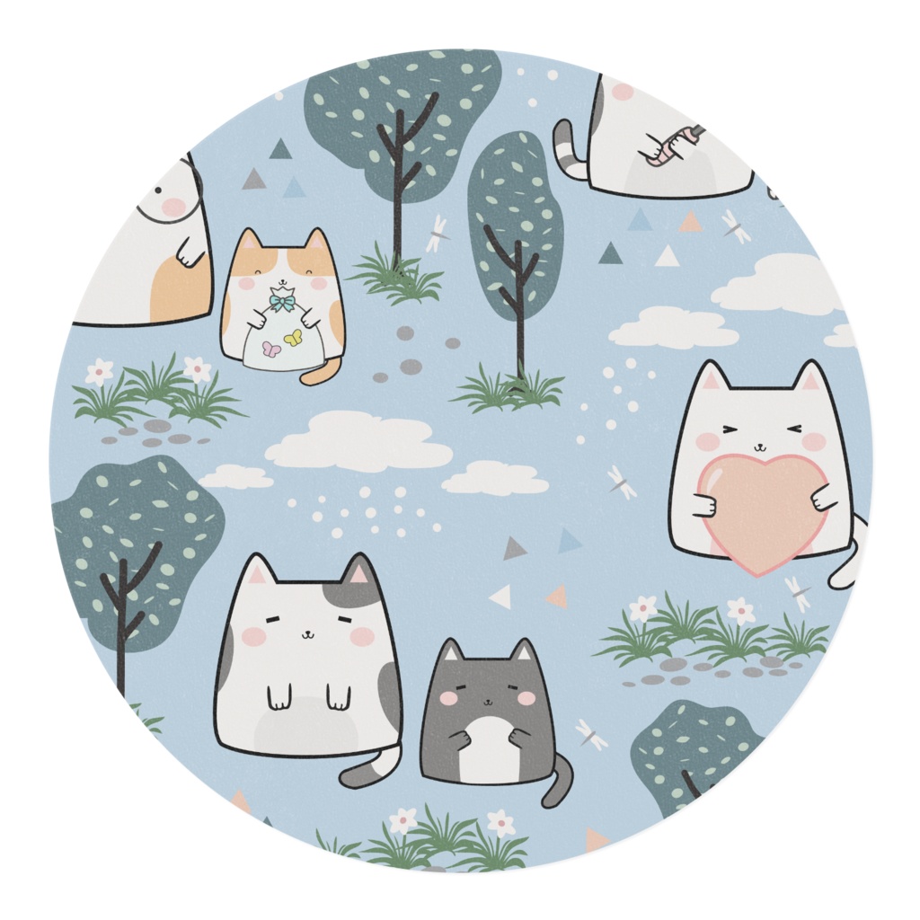 かわいい猫のマスキングテープ