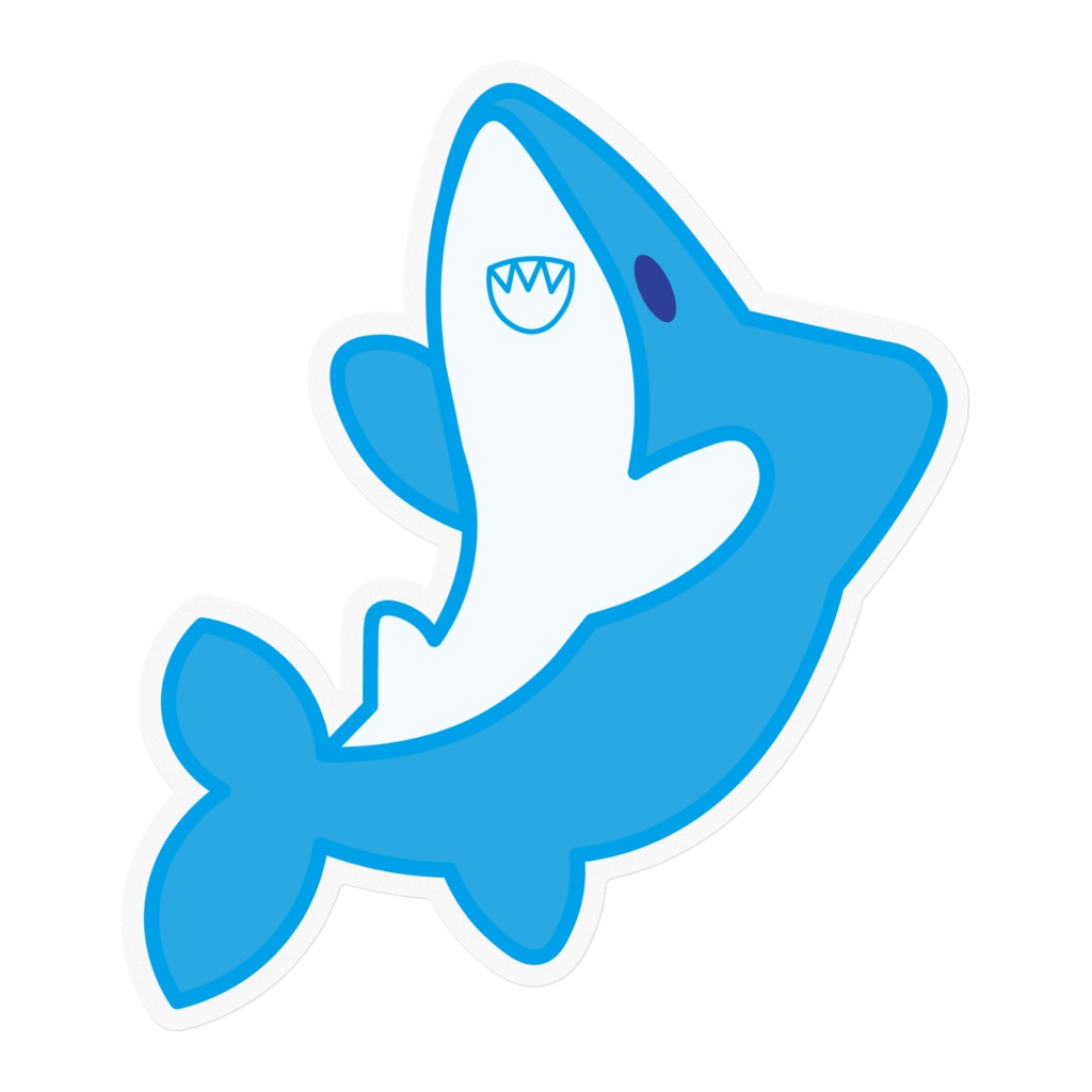 ゆるゆるサメちゃんステッカー