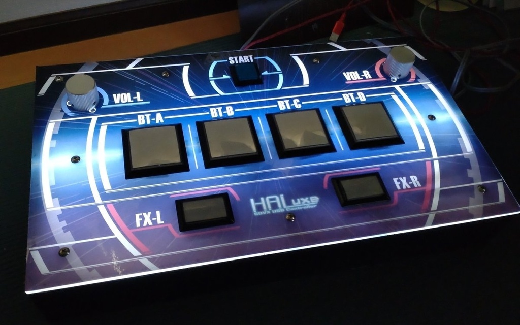 SDVX互換コントローラー「HALuxe」