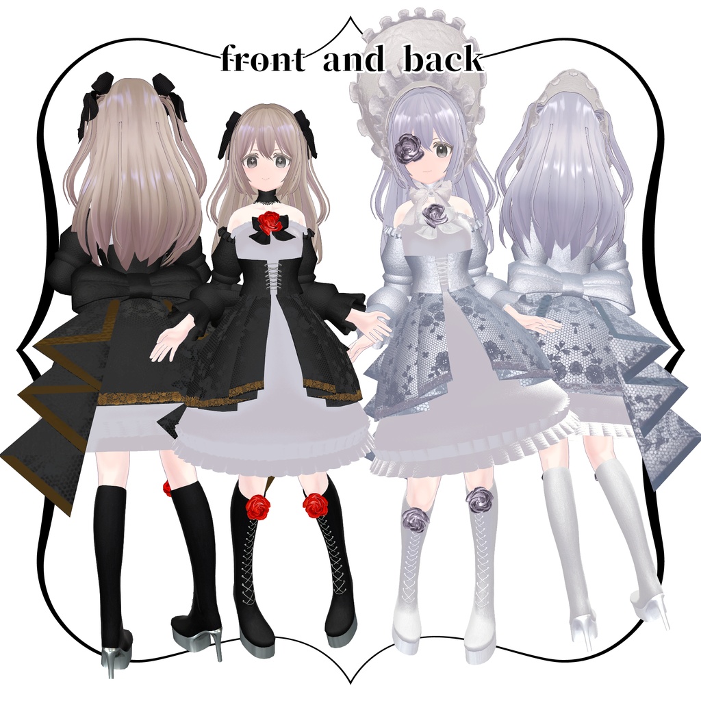 雪華ZetsuKa_ver1.1【オリジナル3Dモデル】