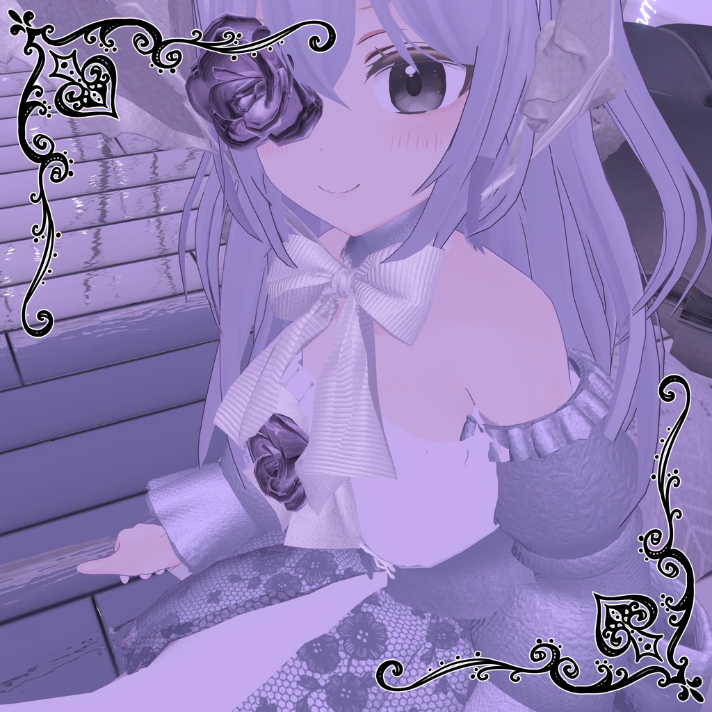 雪華ZetsuKa_ver1.1【オリジナル3Dモデル】