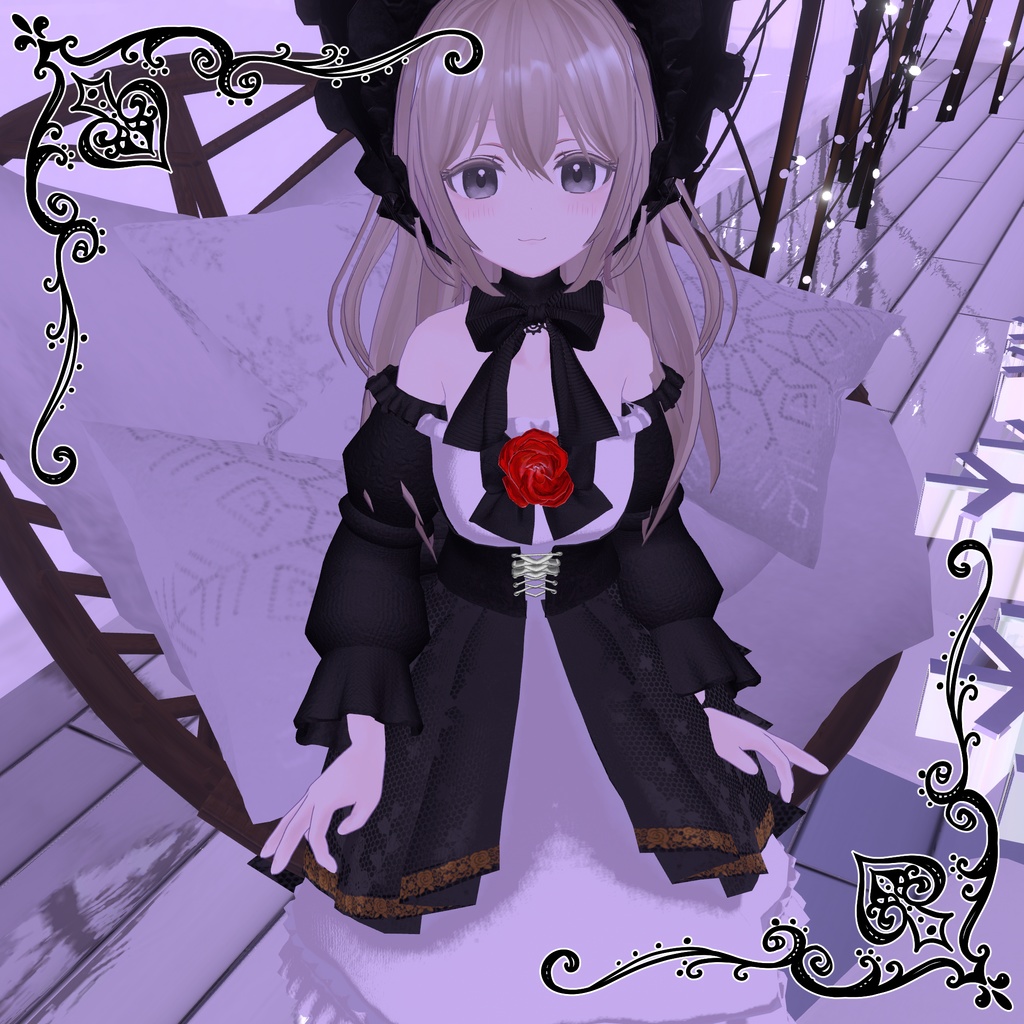 雪華ZetsuKa_ver1.1【オリジナル3Dモデル】