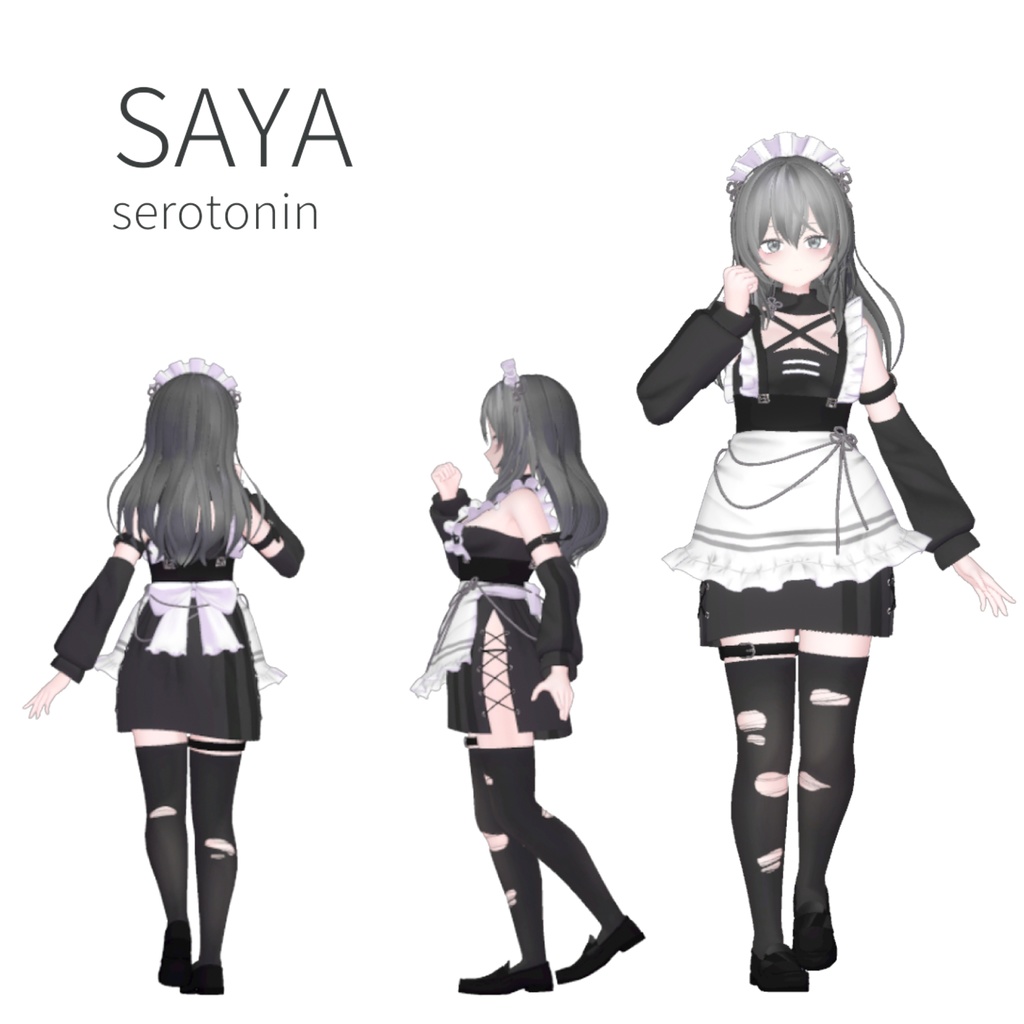 【VRChat想定アバター】さや【Quest対応付】