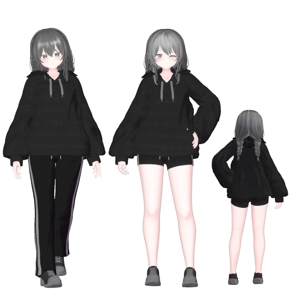 【VRChat想定アバター】さや【Quest対応付】