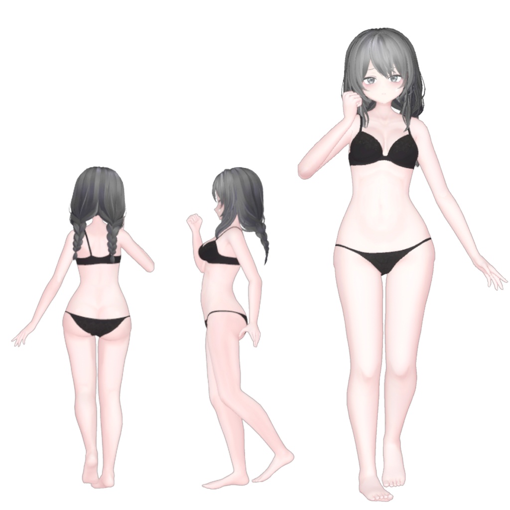 【VRChat想定アバター】さや【Quest対応付】