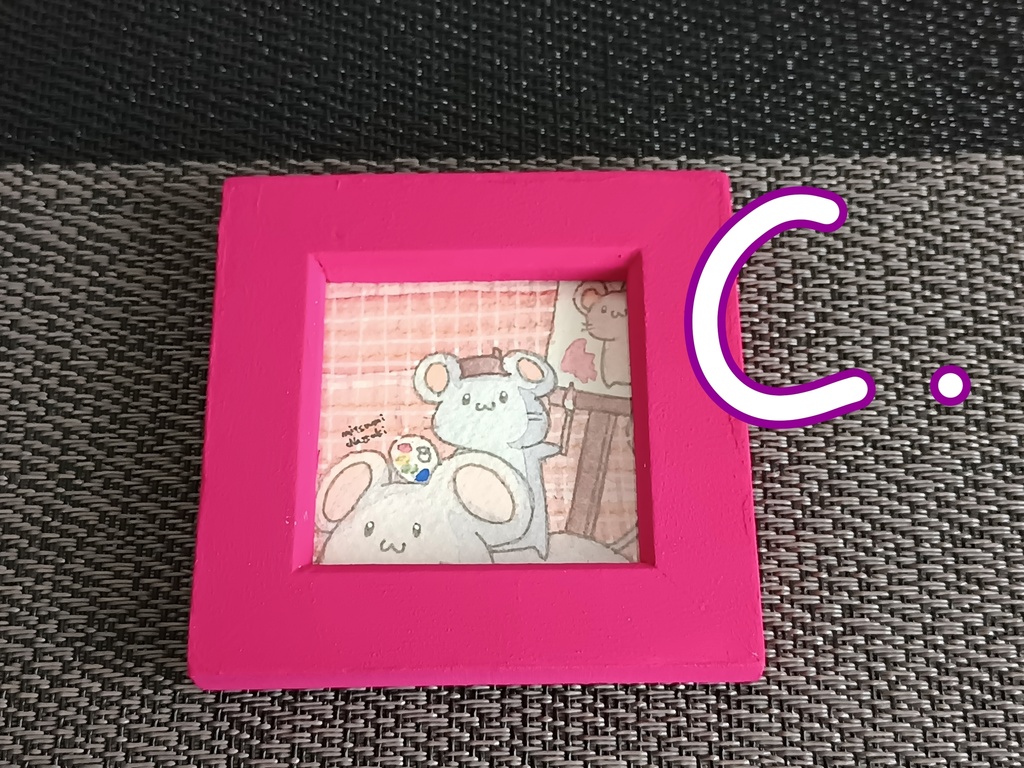 ミニ原画 ねずみのくに