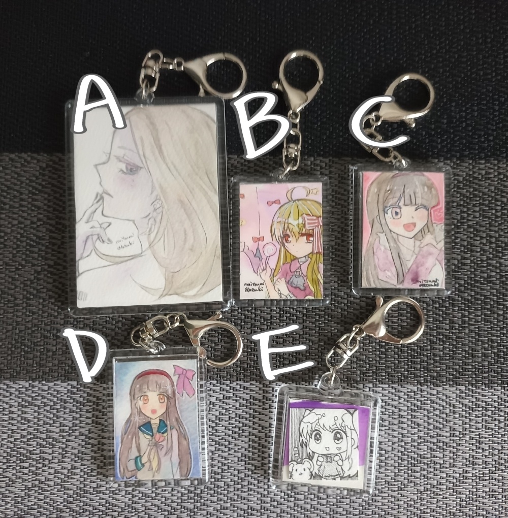 原画キーホルダー(全8種)