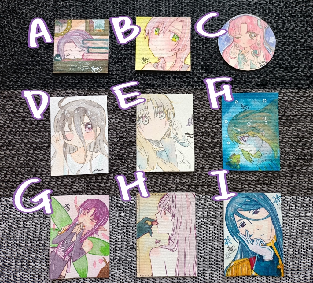 ミニ原画(14種類)