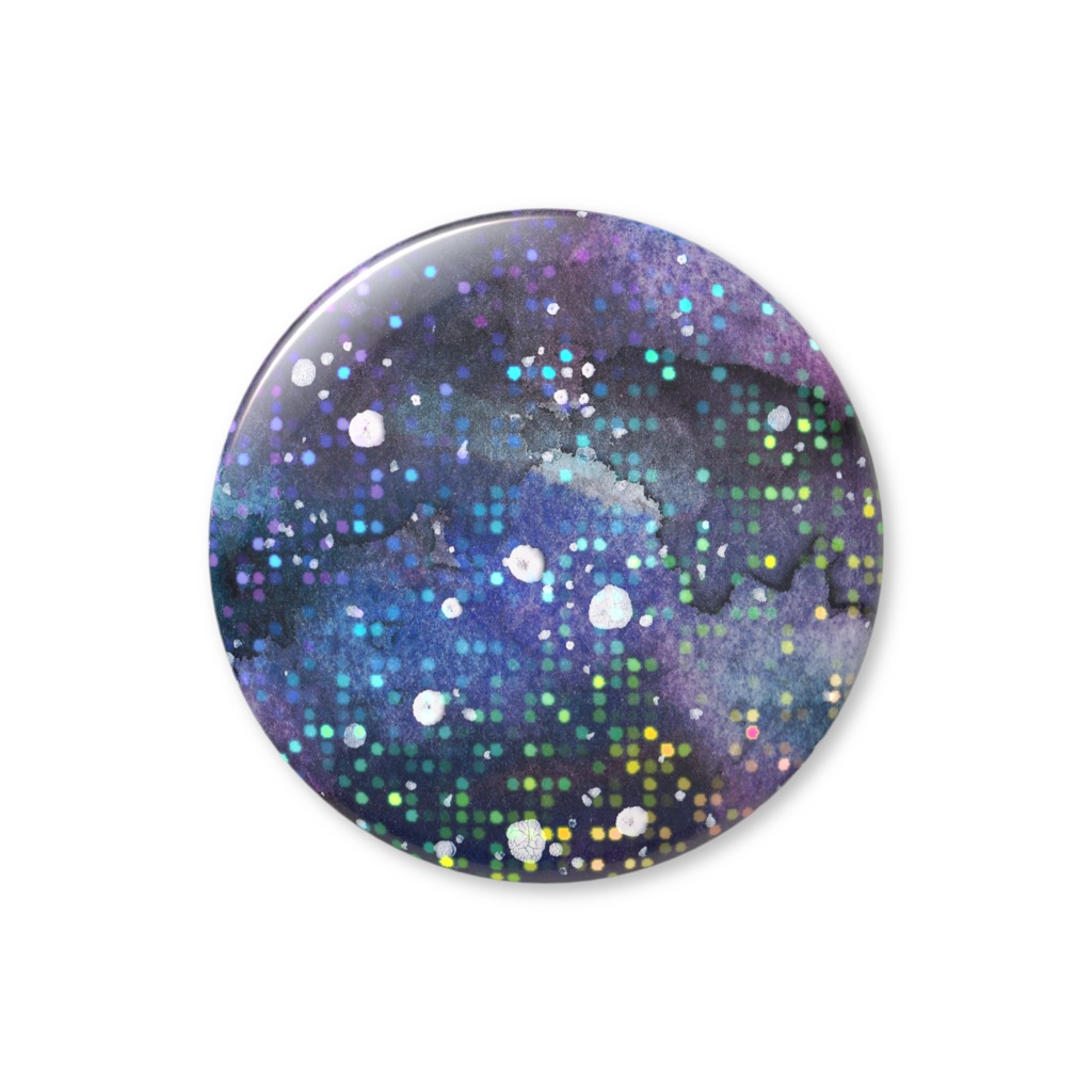 星空の缶バッジ