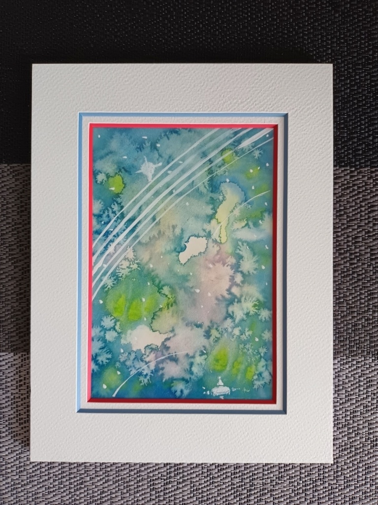 【アナログ原画】遠い星の景色