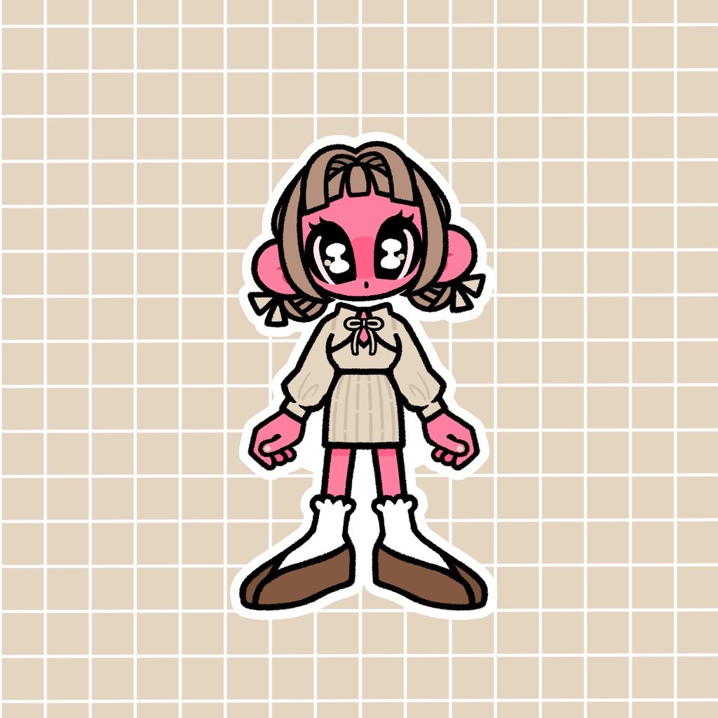 PELA DOLL ステッカー NO.3