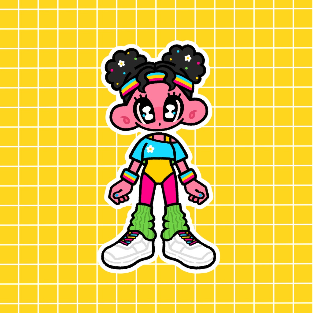 PELA DOLL ステッカー NO.5