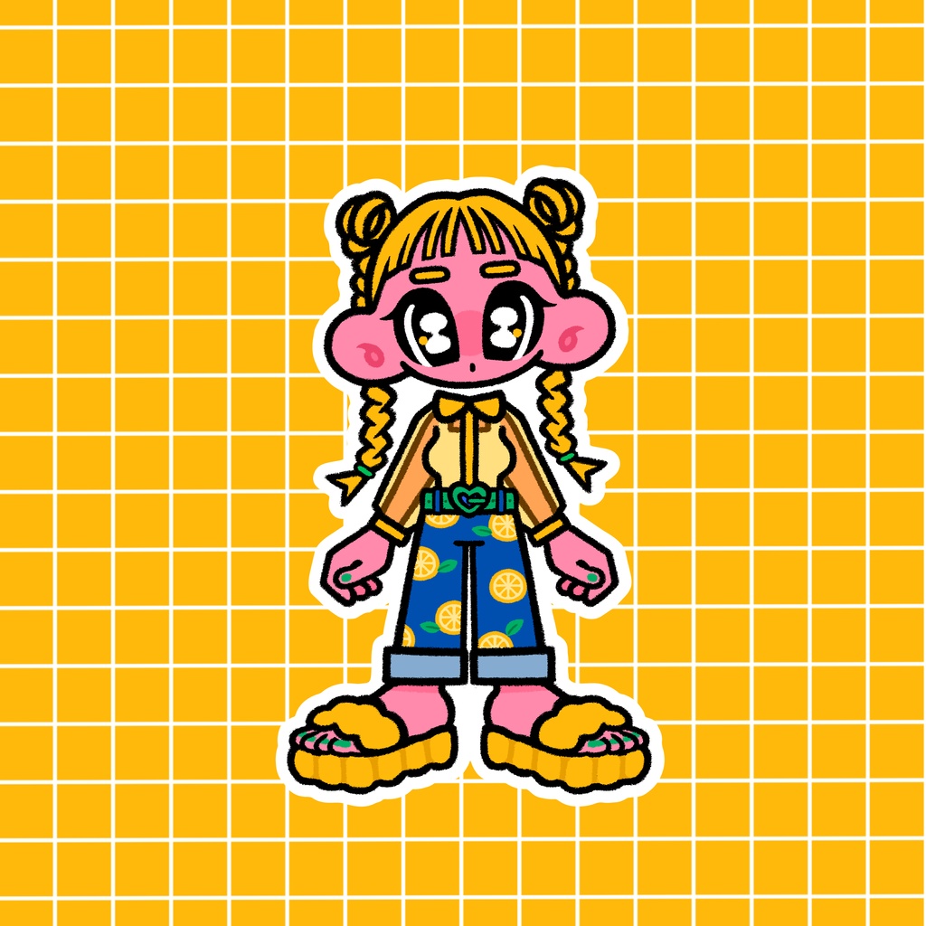 PELA DOLL ステッカー NO.14