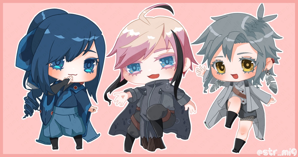 【擬人化】デフォルメアクリルキーホルダー