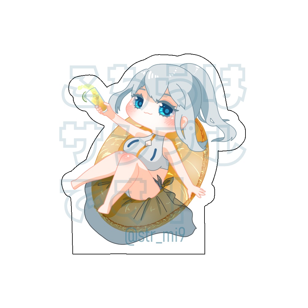 けえなちゃんのぷかぷかアクスタ