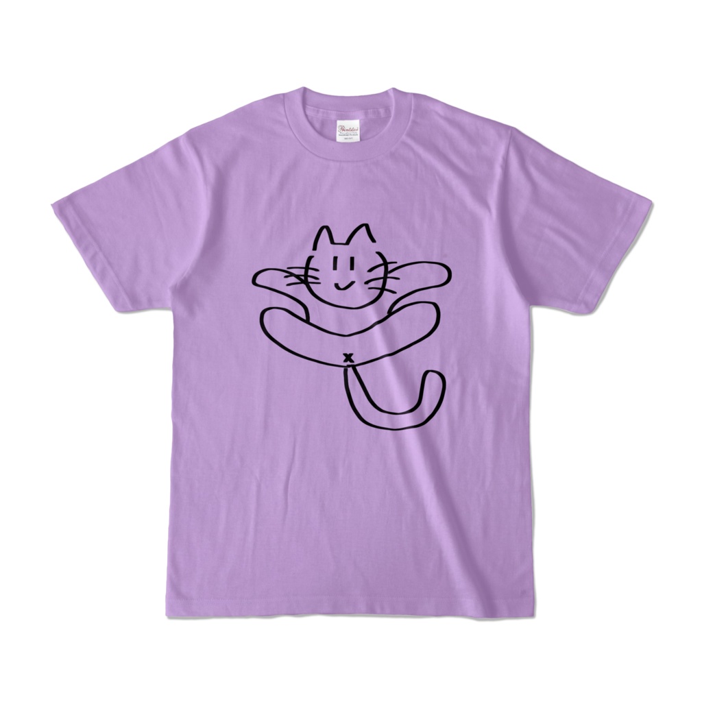 ぱんぱかぱーんねこ(ライトパープル)
