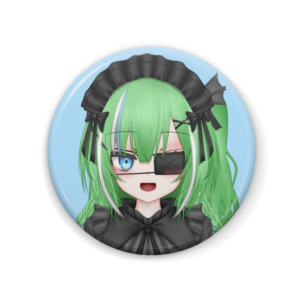 片目ぱちver缶バッジ