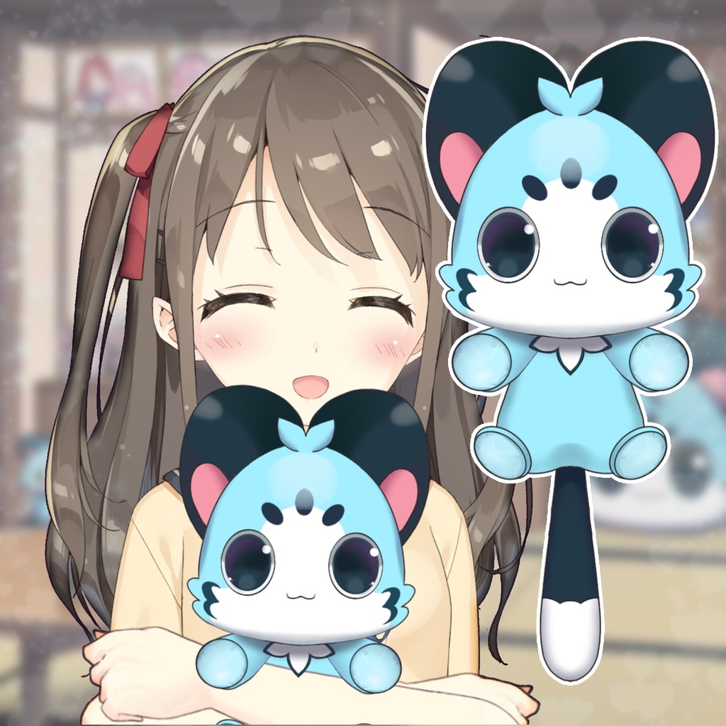 【vtuber様向け素材】chattino ぬいぐるみ 【VTS】