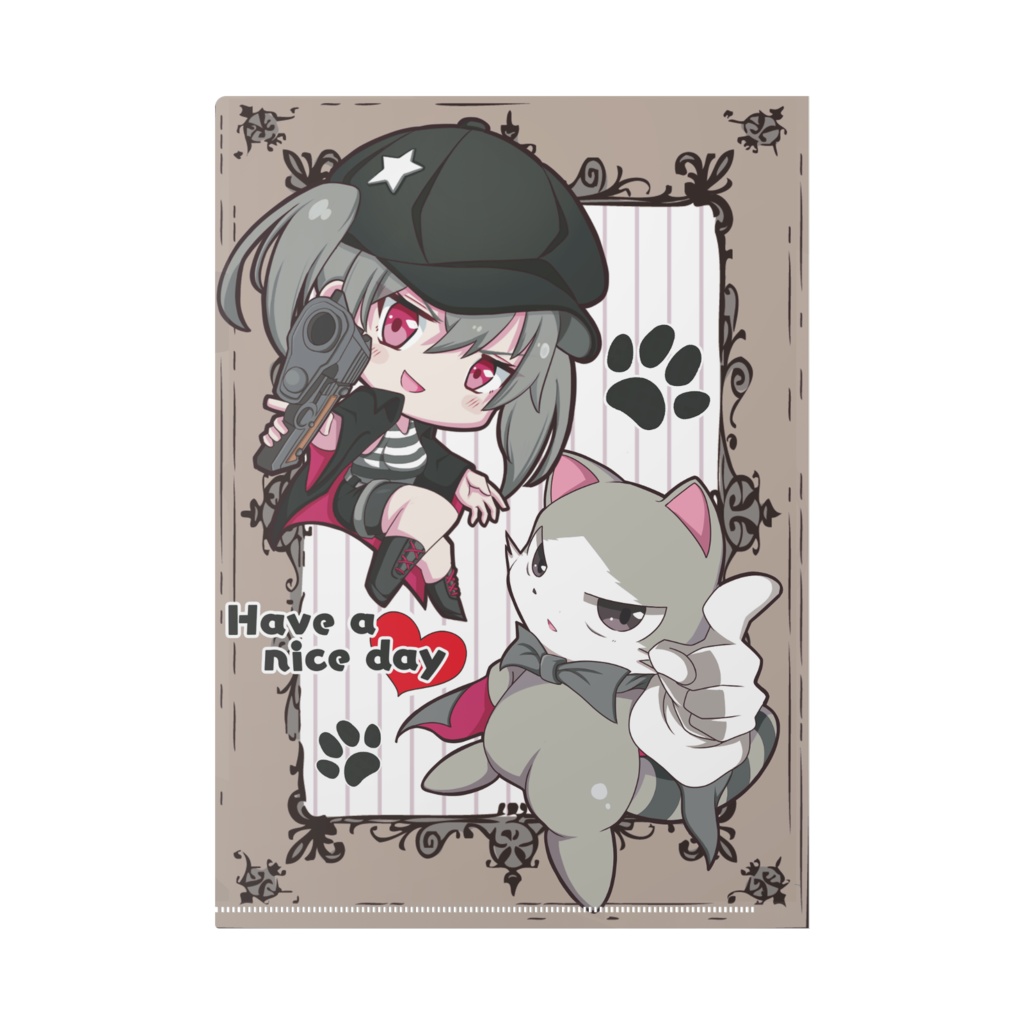 アライグマたいちょー オリジナルクリアファイルA4