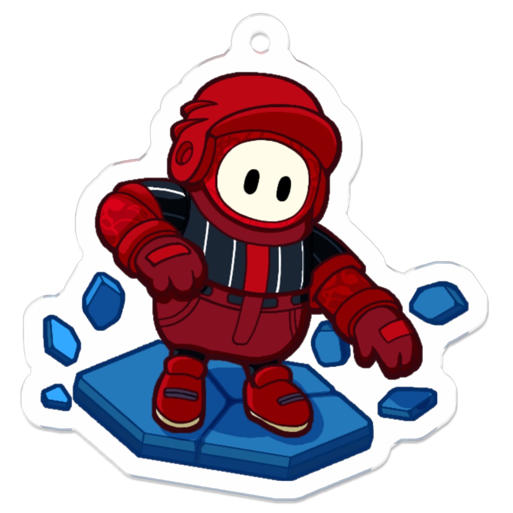 パキパキアイスアクキー(うちの子ビーンズ)