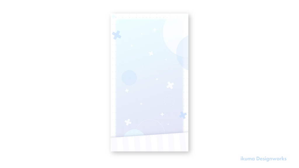 ふんわり配信画面セット / 雑談&ゲーム用