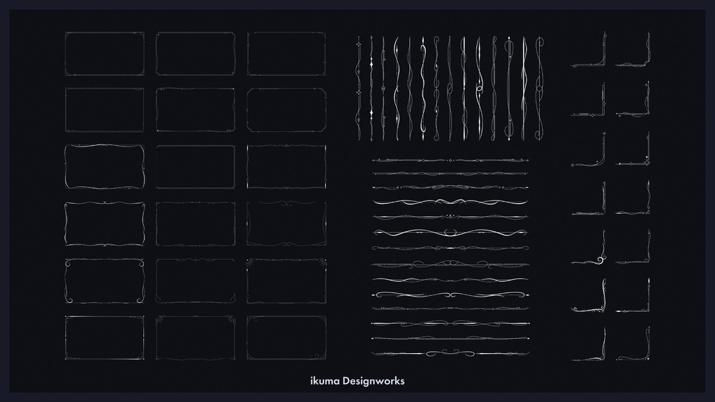 アンティークフレーム素材