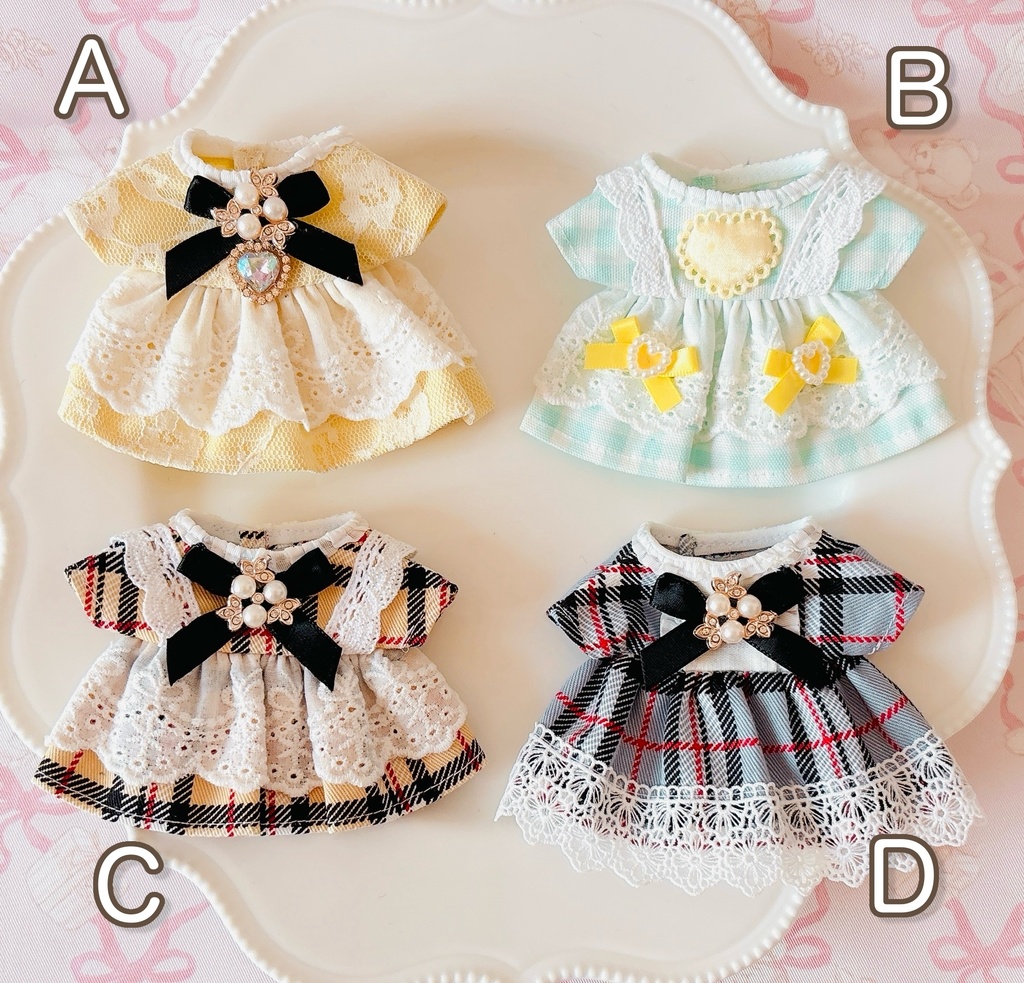 Sale★ぬい服 16cmワンピース