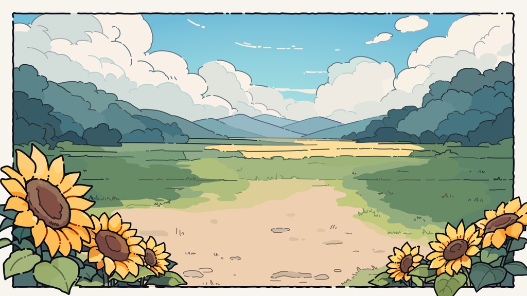 【無料/有料】夏のフレーム素材 / psd, ai, png