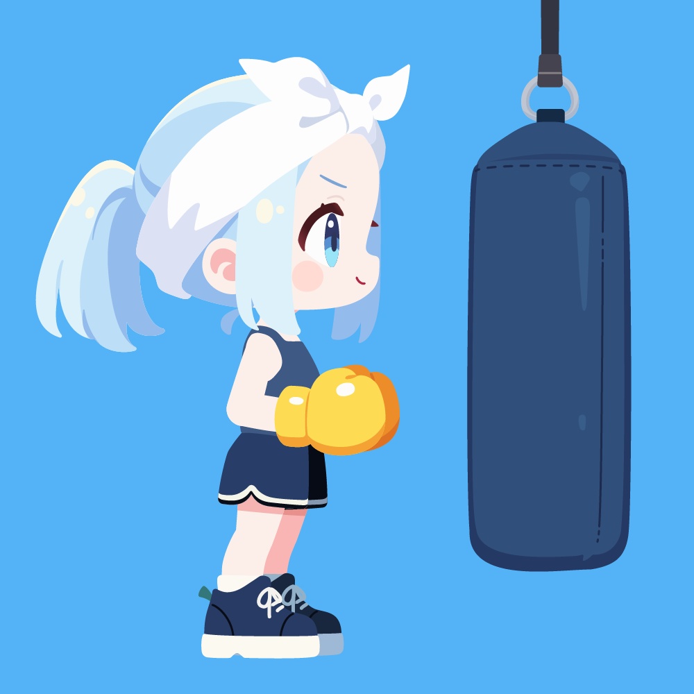 ボクシングガール/キャラクター素材 / ai, aep