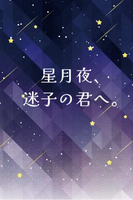星月夜、迷子の君へ。