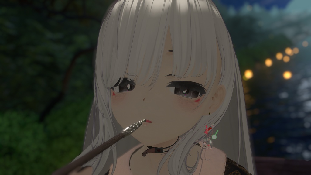 【VRChat想定】ゆらゆら金魚すくいのピアス