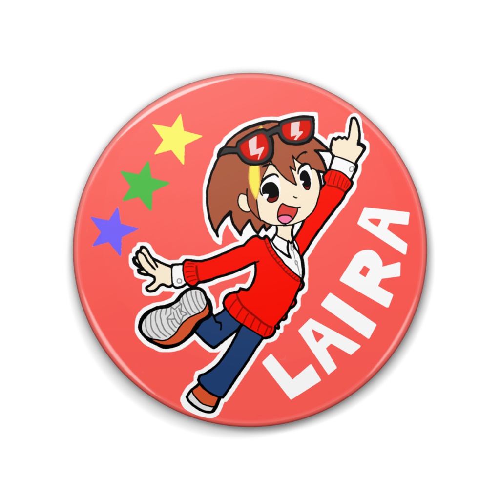 【再販Ver.】リプバッジ - ライラ