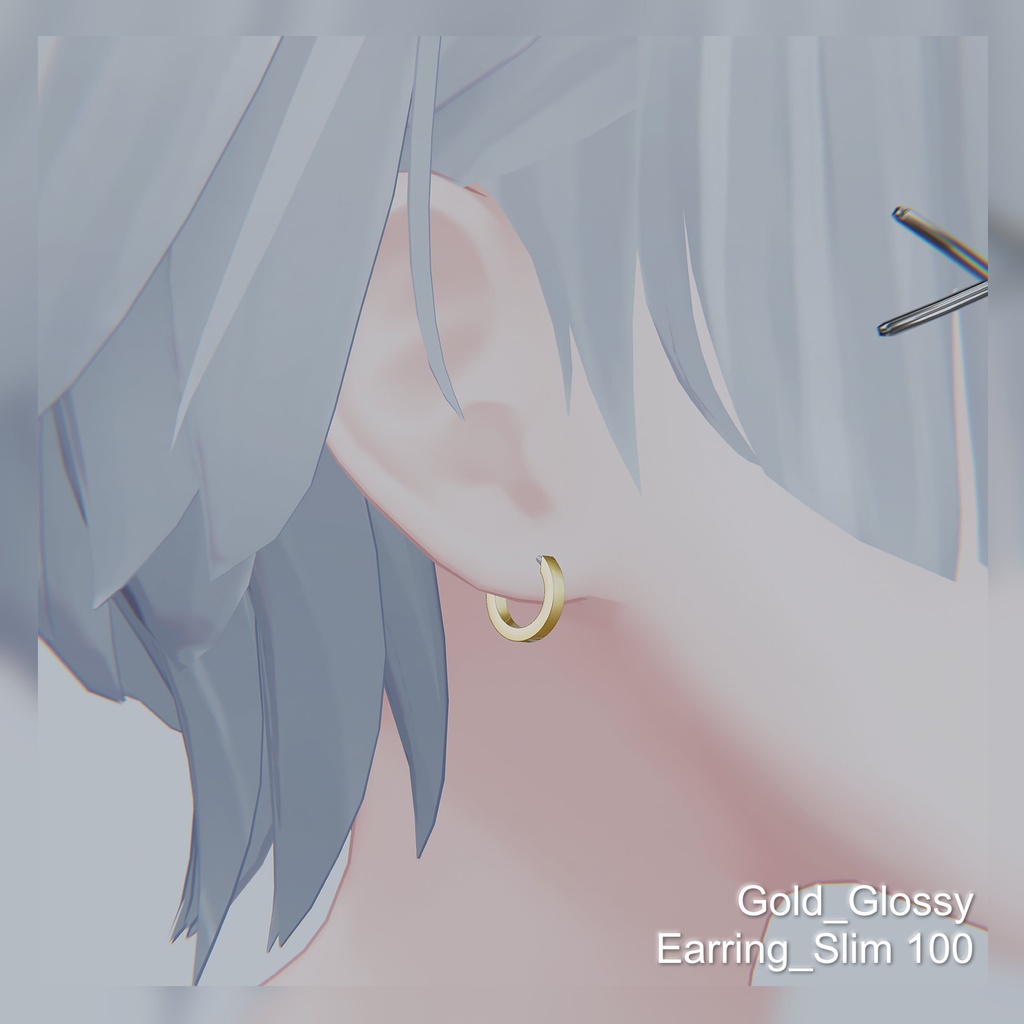 シンプルフープピアス『HoopEarring』