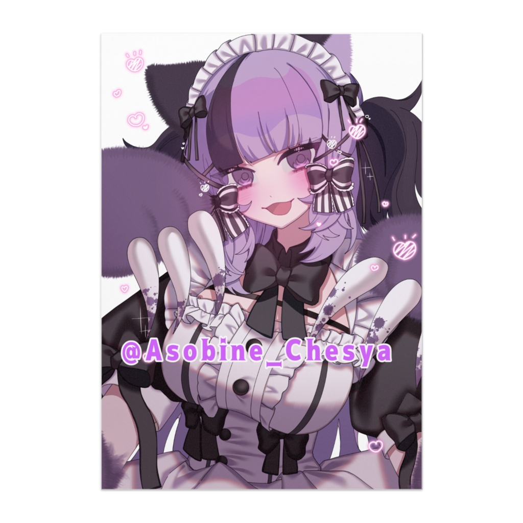 遊猫ちぇしゃ　メイドポスター