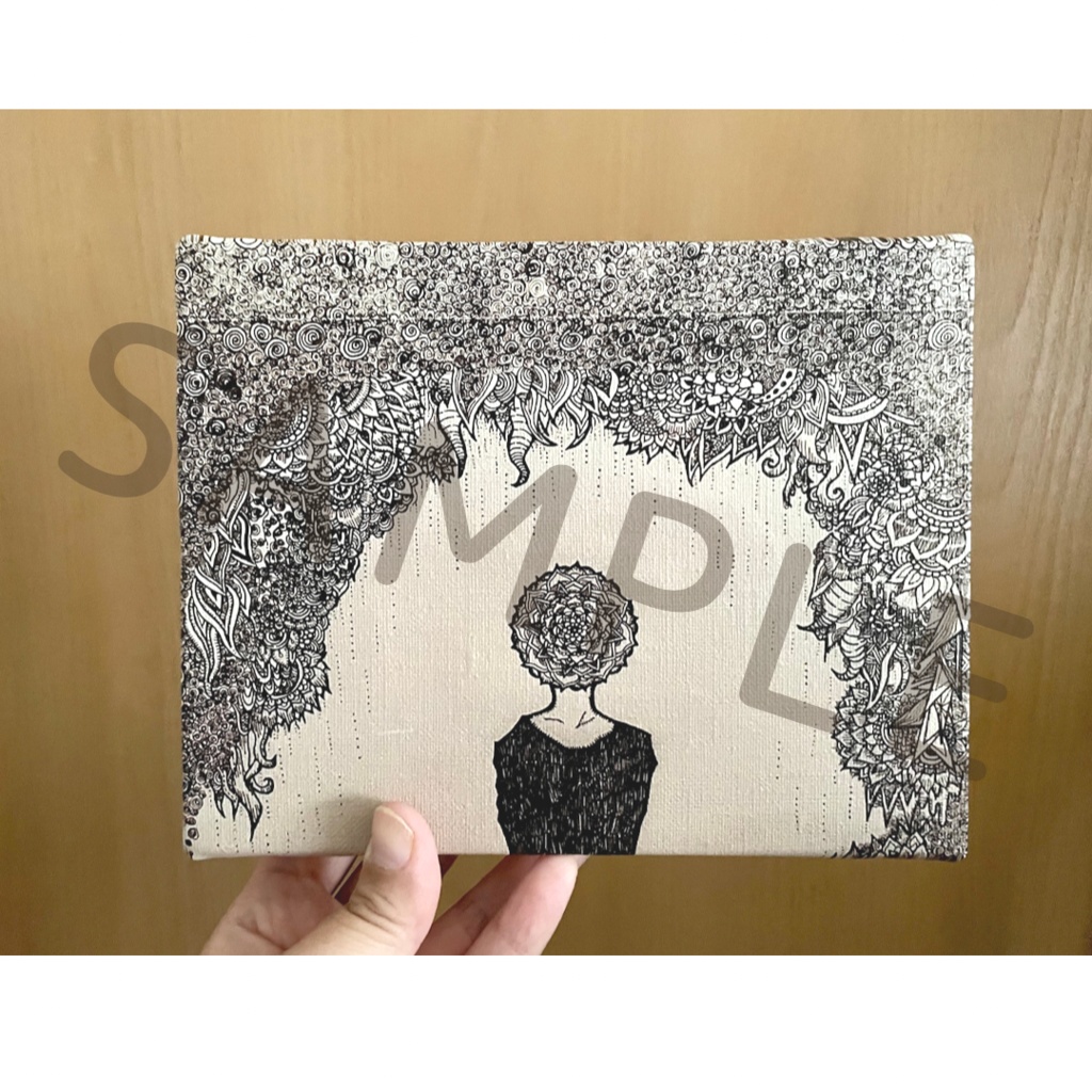 【クラファン¥15,000】複製原画「はなむけ」キャンバスプリント0号