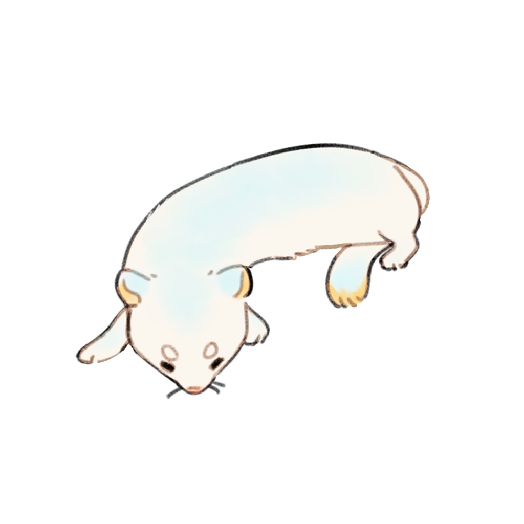 Weasel Vhyt Keychain A (No Coating)