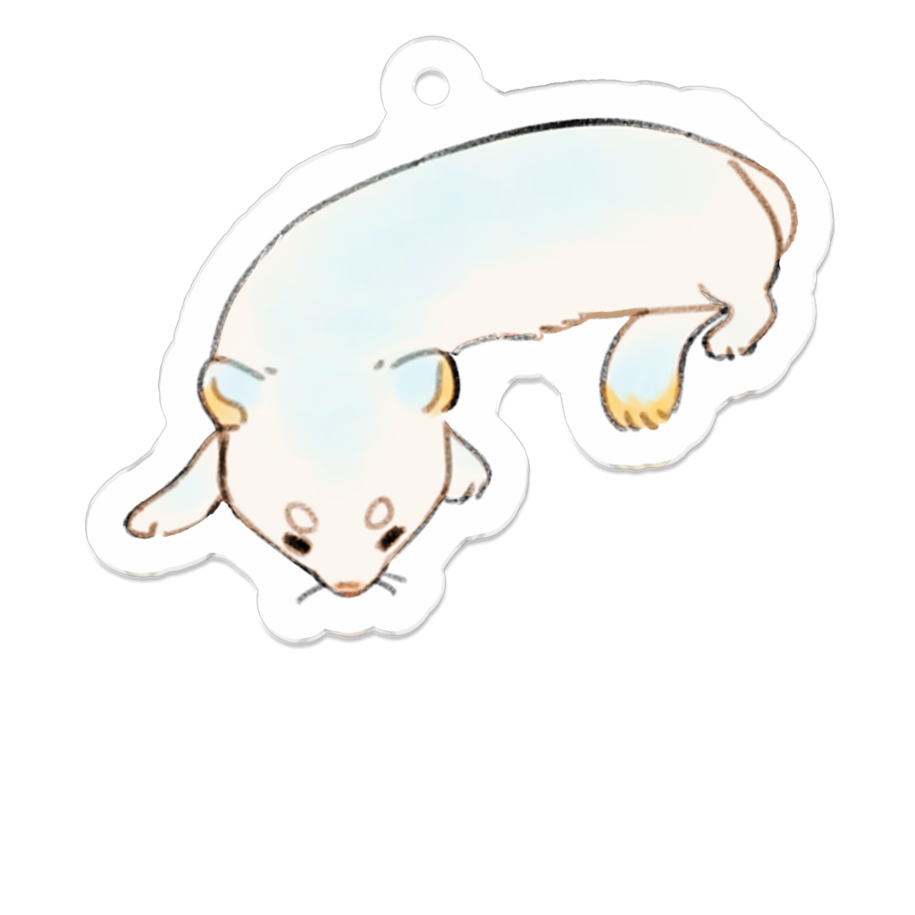 Weasel Vhyt Keychain A (No Coating)