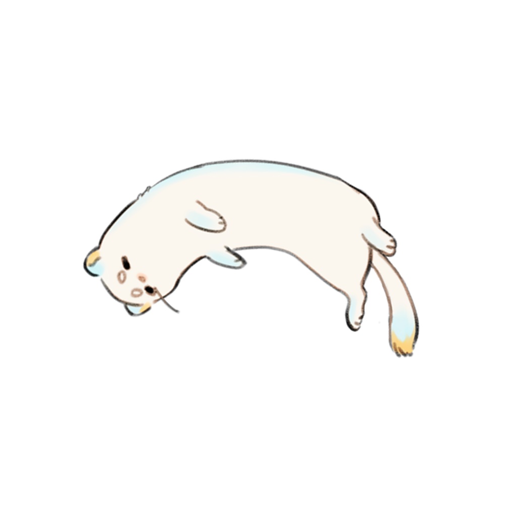 Weasel Vhyt Keychain B (No Coating)