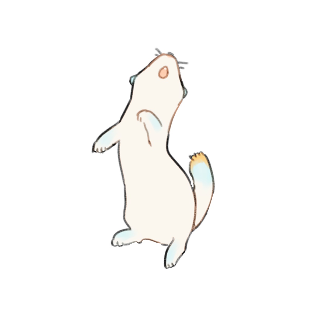 Weasel Vhyt Keychain C (No Coating)